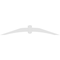 Ekena Millwork Archdale Architectural Grade PVC Gable Bracket, 60"W x 10"H x 2"D x 4"F, 4/12 Pitch GBP060X10X0204ARC00 - alternate 5